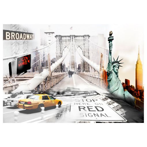 Papel Pintado 3d - Calles De Nueva York (250x175 Cm) con Ofertas en  Carrefour