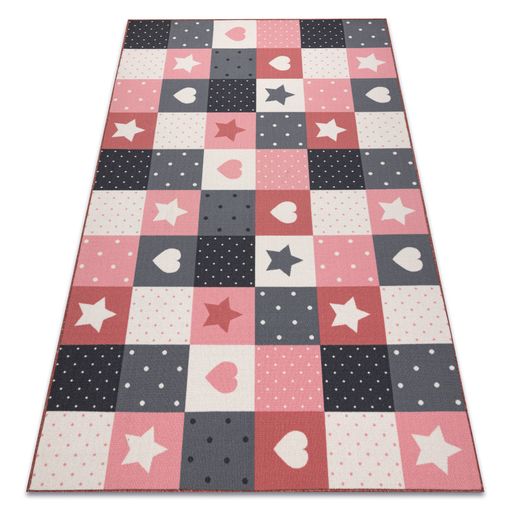 Alfombra Para Niños Stars Estrellas Turquesa / Gris 200x200 Cm con Ofertas  en Carrefour