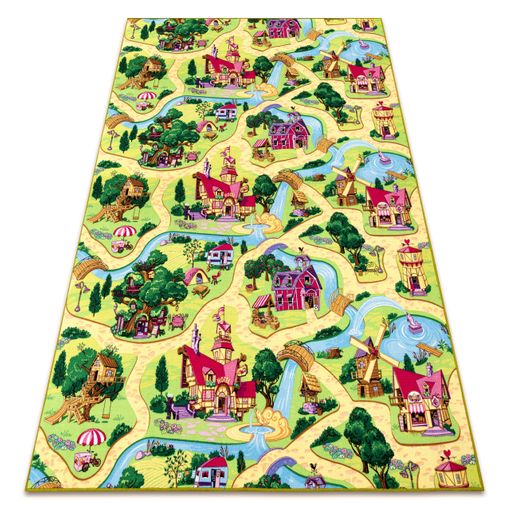 Alfombra Infantil Candy Town Pueblo Calles 200x600 Cm con en Carrefour | Ofertas Carrefour