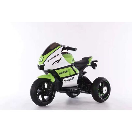 Lean Toys - Ht-5188 Moto Eléctrica Infantil De Policía, 12 Voltios,batería: 2x6v4ah, 1 Plaza/s