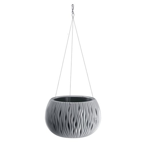 Maceta Colgante Inserto Gris Sandy Bowl