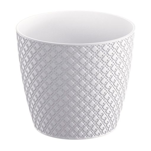 Maceta Orient 1l. (mm) 128x128x112 Blanco