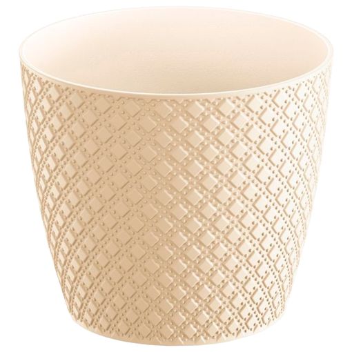 Maceta Orient 9l. (mm) 258x258x229 Crema