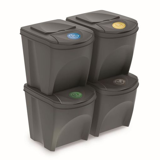 Cubo De Basura Con Pedal, 26 Litros, Cubo Reciclaje, Cubo De Basura  Orgánico Cocina con Ofertas en Carrefour