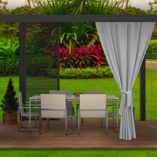 Marquesina Para Puertas - 240 X 100 Cm - Tejadillo De Protección De Abs -  Techo Para Jardín Terraza Patio Balcón - Parasoles - Sombrilla Exterior -  Negro Y Marrón [en.casa]® con Ofertas en Carrefour