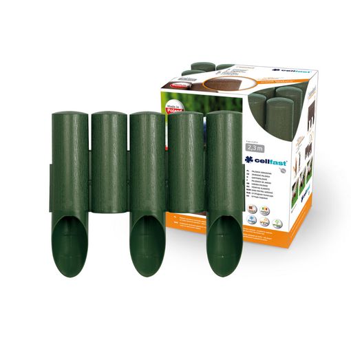 Kit 8 Bordes De Plástico Jardin Verde 145mm X 2,3m