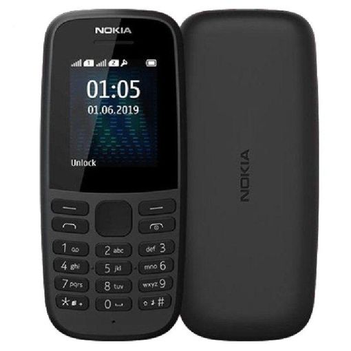 Móvil  Nokia 105 DS, 1.8, 32 GB, 4 MB RAM, Negro