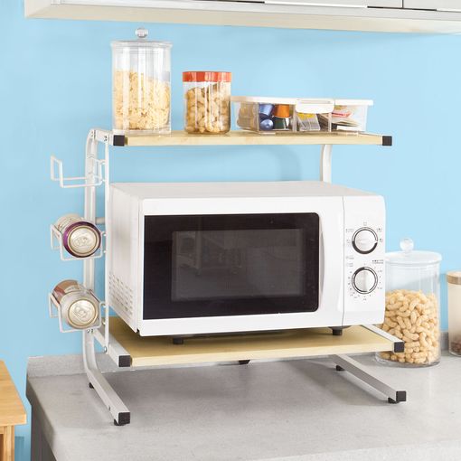 Estanteria Microondas-Soporte Extensible Microondas-Estanteria Encima  Microondas-Estante Microondas-Soporte Horno Microondas-Mueble Microondas  Encimera-Estanteria Extensible Cocina-Soporte Microondas : : Hogar  y cocina