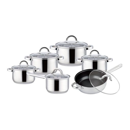 Bateria De Cocina Juego De Ollas 12pzs Piezas Royalty+line