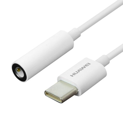 Adaptador Usb Tipo C A Jack 3,5 Mm Auriculares Huawei 20cm con