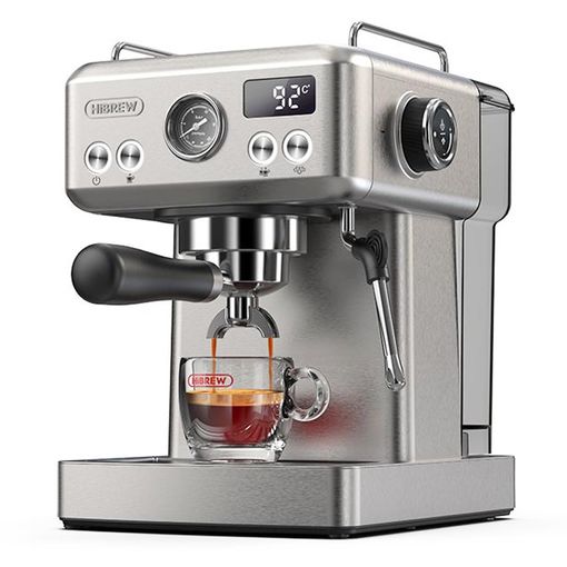 Cafetera Expresso Manual 20 Bares 1,2 L, Brazo Doble Salida, Espumador  Leche, Calientatazas Plata 1350w Mpm Mkw-08m con Ofertas en Carrefour