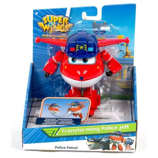 Figura Super Wings Transforming Jett Supercharge 12 Cm con Ofertas