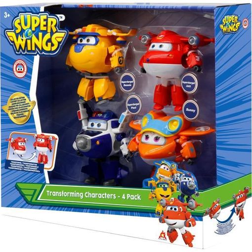 Figura Super Wings Transforming Jett Supercharge 12 Cm con Ofertas en  Carrefour