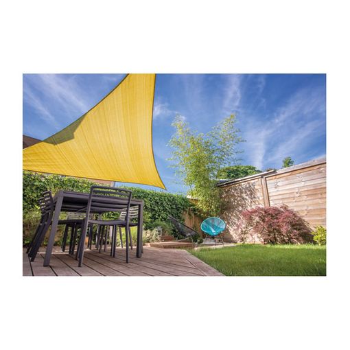 Toldo Vela Triangular de Sombreo de Poliester. Toldo vela Triangular 5x5x5m