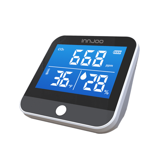 Medidor de CO2 portátil, dióxido de carbono, temperatura y humedad con  sensor NDIR Sensor, 7755