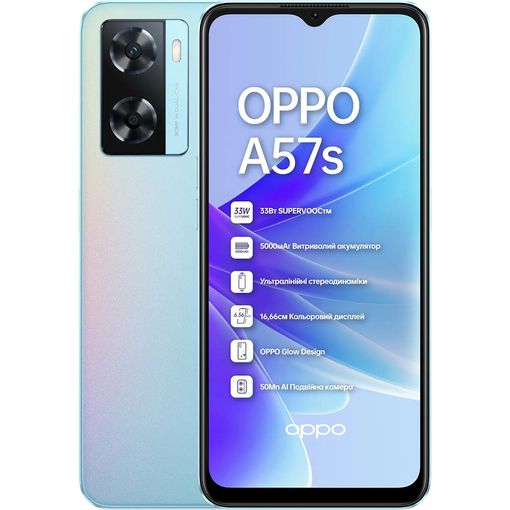 OPPO A57s 128GB negro al Mejor Precio