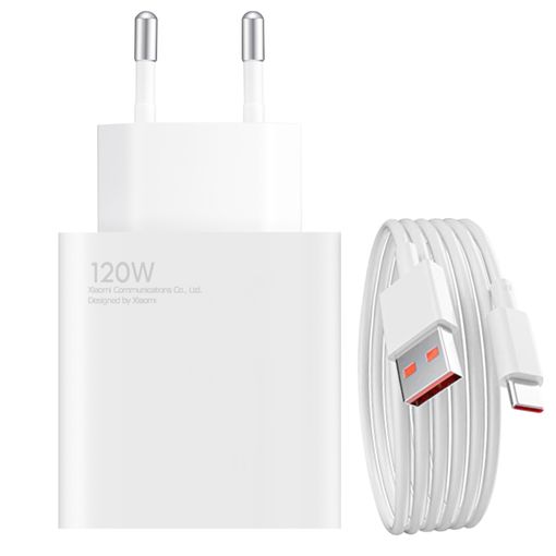 Cargador De Red Usb 120w Carga Rápida Con Cable Usb-c 1m Xiaomi Blanco con  Ofertas en Carrefour