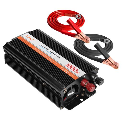 Convertidor De Voltaje Usb Linq 1200w 12v / 220v + Enchufe Ue con