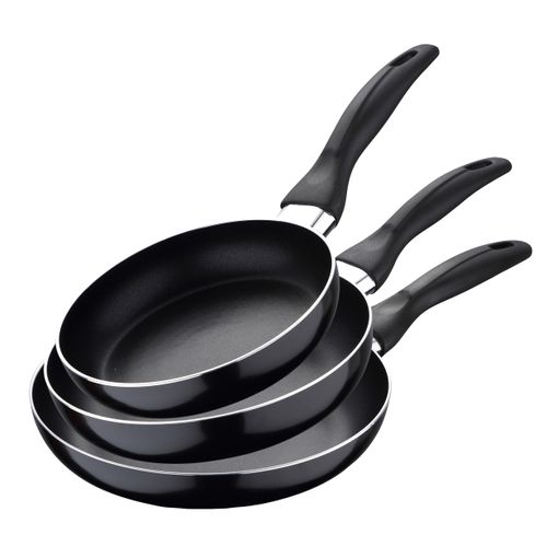 medios de comunicación Especialidad Millas 3 Sartenes Aluminio Prensado San Ignacio Navy Black Ø16,ø20,ø24cm Negro con  Ofertas en Carrefour | Ofertas Carrefour Online