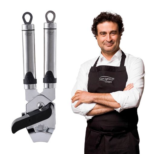 Abrelatas Manual U Chef De Acero Inoxidable Ergonómico