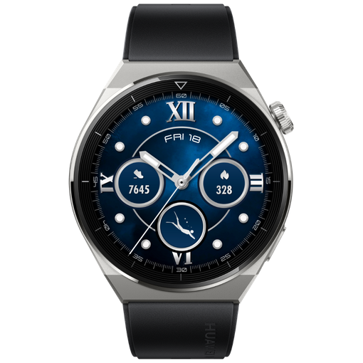 Smartwatch Huawei Gt 3 Pro 46mm Monitorización Saturación De Oxígeno Monitor De Frecuencia Cardiaca Natación Negro Plata
