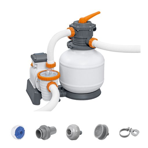 Depuradora Con Filtro De Arena Para Piscinas Desmontables Bestway Flowclear De 8.327 Litros/hora Conexión 32 Mm