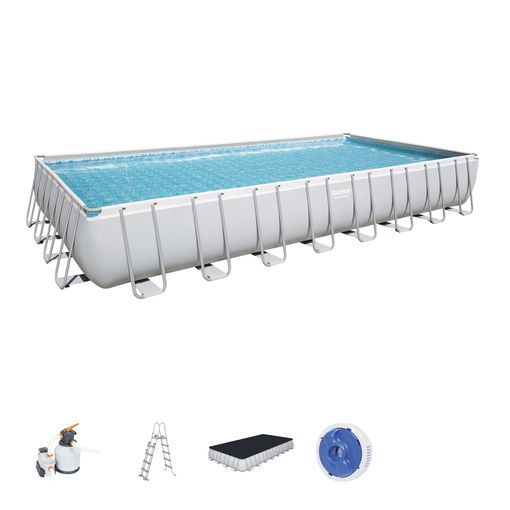 Piscina Desmontable Tubular Bestway Power Steel 412x201x122 cm Depuradora  De Arena