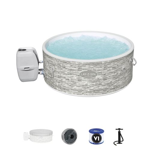 Spa Hinchable - monac En Pvc - 6 Personas - Topo/ Crema con Ofertas en  Carrefour