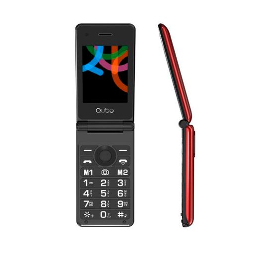 Qubo Teléfono Móvil Senior 1.77 Dual SIM RAM 32Mb D-1803