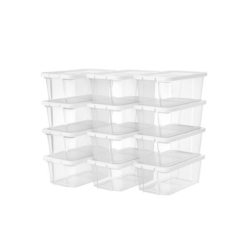 Cajas De Almacenaje Plástico Keeeper Bea 33x19,5x12 Cm Transparente con  Ofertas en Carrefour