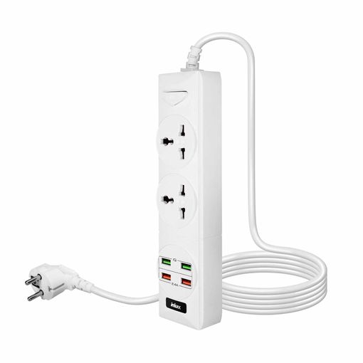 Regleta De Alimentación Chacon 5 Enchufes 16 A Con 2 Puertos Usb Y Cable De  1,5 M Ho5vv-f con Ofertas en Carrefour