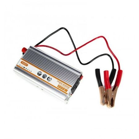 Transformador de corriente de 12v. > 220v. 600W. 2 salidas USB 5v