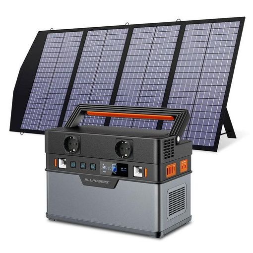 Generador solar de 700 W con panel solar incluido, estación de