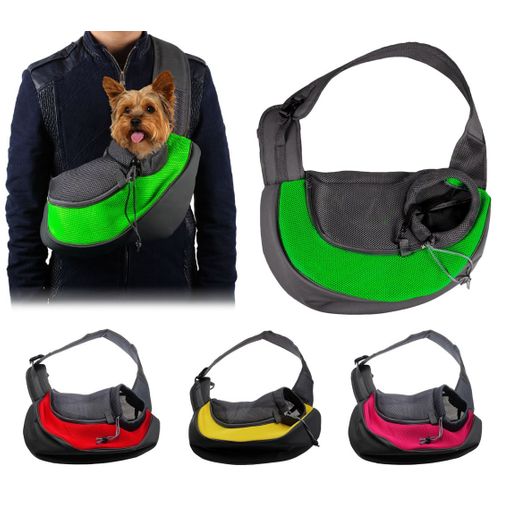 Transportín Perro Gato Bolsa Transporte Transparente Transpirable para  Mascotas Portátil Ventilado para Cachorros Negro / 25x26x42cm