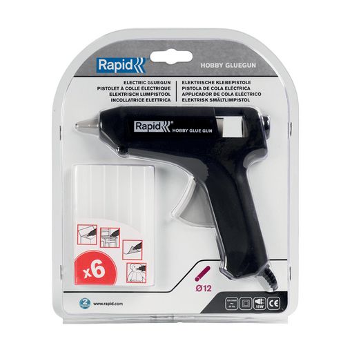 Pistola Termoencolado+barras 70w - 12mm - Rapid - 24928000..