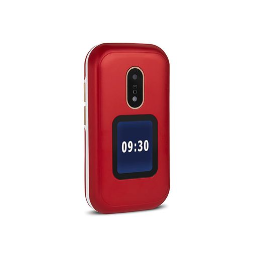 Doro 6060 Teléfono Móvil Tapa Dual Sim Rojo con Ofertas Carrefour | Ofertas Carrefour Online