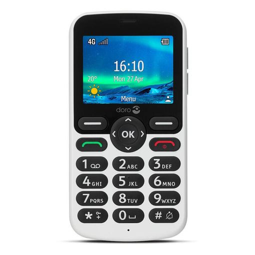 Doro 6060 Teléfono Móvil Con Tapa Dual Sim Rojo con Ofertas en Carrefour