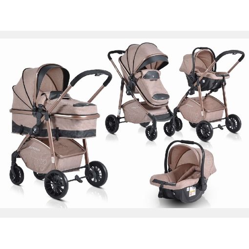 Carrito De Bebé Trio 3 In 1 Milan Beige con Ofertas en Carrefour