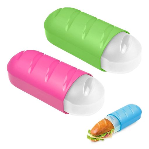 TATAY - Set de 2 Porta Sandwiches Infantiles Reutilizables. Rosa y Ver –  PracticDomus