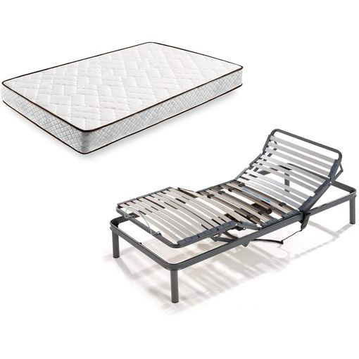 Flex Pack Cama ARTICULADA SOMIER ARTICULADO + COLCHON (105x190) :  : Hogar y cocina