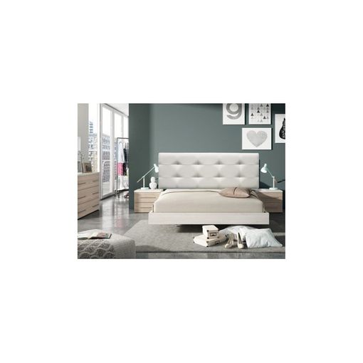 Cabecero De Cama 150 Dos Rombos Polipiel 152x57x5cm Blanco con Ofertas en  Carrefour