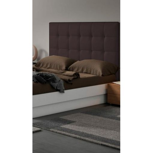 Cabecero De Tela Aqualine Capitoné 145x115cm Con Patas Camas 135/140 - Gris  con Ofertas en Carrefour