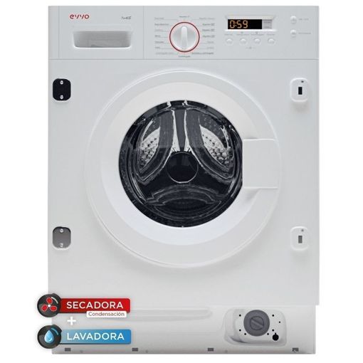 Lavadora Secadora Integrable Evvo I8w6s 8/6kg 1400rpm con Ofertas en  Carrefour