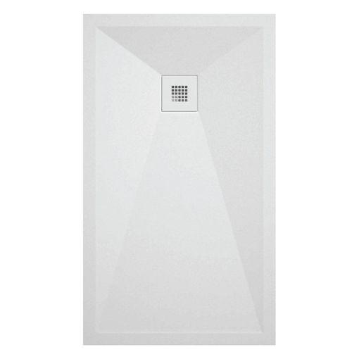 Plato De Ducha Pizarra Onda Blanco 80x80 Cm Rejilla Color con Ofertas en  Carrefour