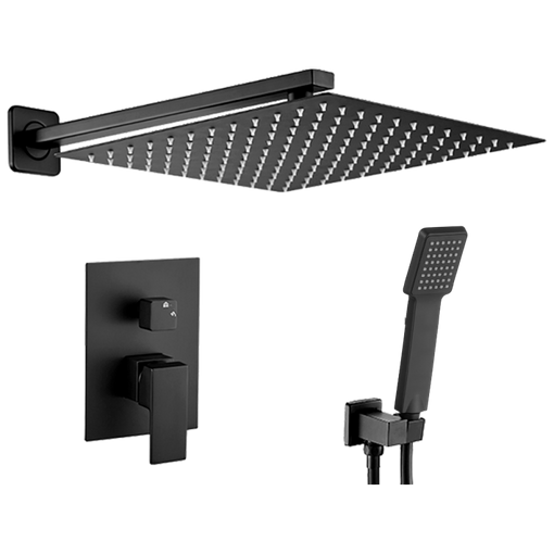 Conjunto de ducha empotrada techo monomando SLIGO Ø 30cm Cromado