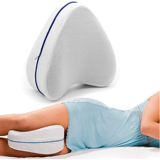 Almohada Separador Rodillas Piernas Protege Cadera Viscoelástica Relax con  funda Schwartz