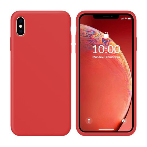 Dempsey País de origen accesorios Funda Silicona Para Apple Iphone Xs Max Rojo - Librephonia con Ofertas en  Carrefour | Ofertas Carrefour Online