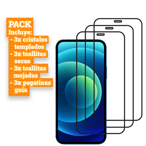 Protector Pantalla Completa Pack De 3 Unidades Para Apple Iphone 11 Pro Max  / Xs Max - Librephonia con Ofertas en Carrefour