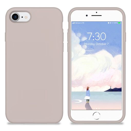 Carcasa Silicona compatible iphone 7-8- SE 2020 Colores