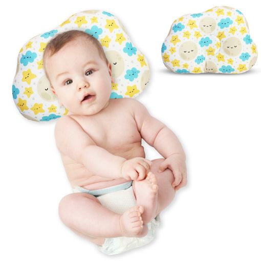 Boppy Almohada De Bebe Para Cabeza Y Cuello, Cojín Para Bebe